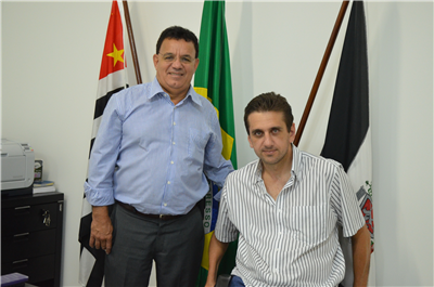 Presidente da Câmara recebeu Lorival, de Valinhos