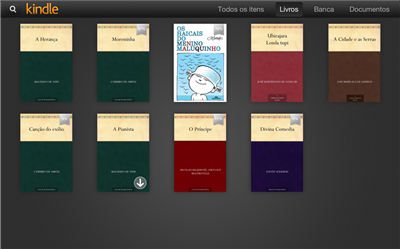 Imagem do aplicativo Kindle
