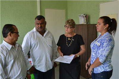 Vereadores da Comissão de Saúde entregaram ofício à dra. Rosa